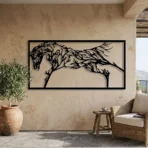"Horse Power" - Premium Metal Duvar Tablosu - Görsel 2