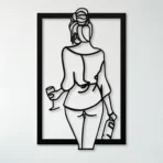 "Wall Decor Women" - Premium Metal Duvar Tablosu