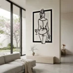 "Wall Decor Women" - Premium Metal Duvar Tablosu - Görsel 2