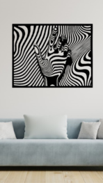 “ Hand Wall Art” – Premium Metal Duvar Tablosu - Görsel 2
