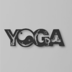 “YOGA” – Premium Metal Duvar Tablosu