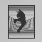 “Kedi” – Premium Metal Duvar Tablosu