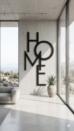 “Home” – Premium Metal Duvar Tablosu - Görsel 2