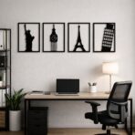 “Wall Decor 55” – Premium Metal Duvar Tablosu - Görsel 2