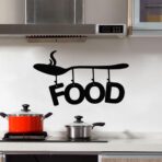 “Food” – Premium Metal Duvar Tablosu - Görsel 2